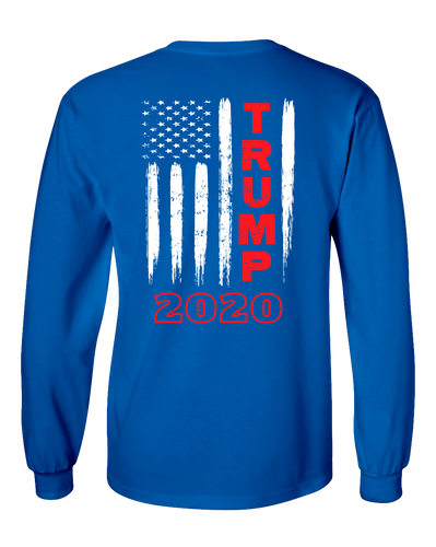 Patriotic American Flag Trump Flag Long Sleeve T-shirt Patriotic American Flag Trump Flag Long Sleeve T-shirt