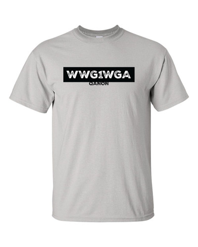 ベーシックTシャツ レディース 半袖 Q Anon WWG1WGA　M