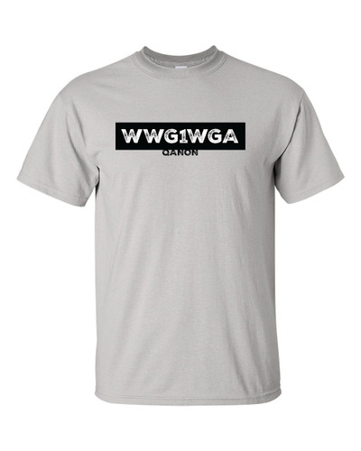 Political Trump Q Anon WWG1WGA Qanon The Storm Short Sleeve T-shirt