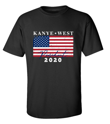 Political American Flag Kanye For President 2020 Short Sleeve T-shirt Political American Flag Kanye For President 2020 Short Sleeve T-shirt