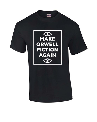 Make Orwell Fiction Again 1984 Unisex Adult Short Sleeve T-shirt