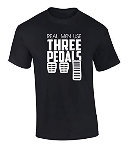 Funny Men Use Three Pedals Adult Mens Short Sleeve Tee Shirt Black Funny Men Use Three Pedals Adult Mens Short Sleeve Tee Shirt Black