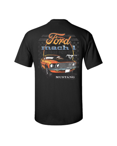 Trenz Shirt Company Ford Mach Horse Power Mustang Classic Short Sleeve T-shirt Trenz Shirt Company Ford Mach Horse Power Mustang Classic Short Sleeve T-shirt