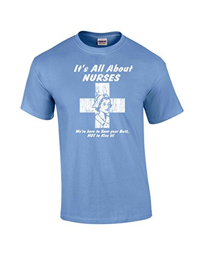 Trenz Shirt Company Funny Nurse Tee Shirt Here to Save Your Butt Carolina Trenz Shirt Company Funny Nurse Tee Shirt Here to Save Your Butt Carolina
