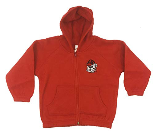 Little King Georgia Bulldogs Artic Fleece Full Zip Jacket 2t