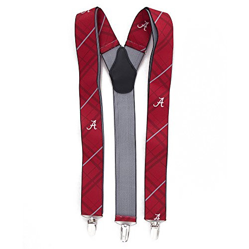 Eagles Wings EAG 8002 Alabama Crimson Tide NCAA Oxford Mens Suspenders