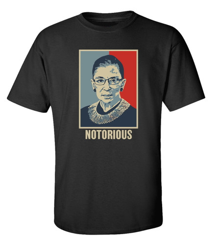 Ruth Bader Ginsburg Notorious Unisex Short Sleeve T-shirt Ruth Bader Ginsburg Notorious Unisex Short Sleeve T-shirt