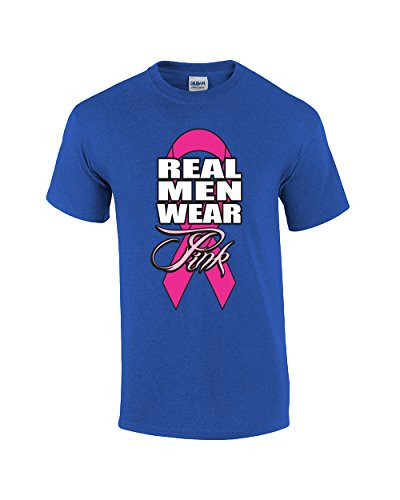 Real Men Wear Pink Cancer Awareness Adult Tee Shirt Antiqueroyal Real Men Wear Pink Cancer Awareness Adult Tee Shirt Antiqueroyal