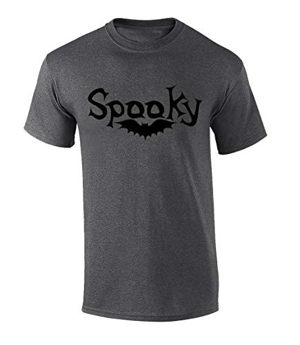 Halloween Spooky Adult Unisex Short Sleeve Tee Shirt Dark Heather Gray Halloween Spooky Adult Unisex Short Sleeve Tee Shirt Dark Heather Gray