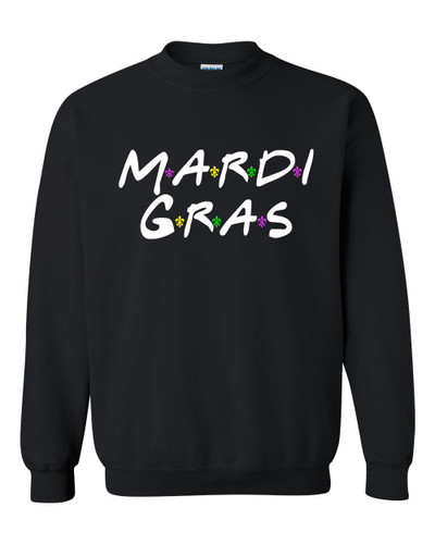 Unisex Mardi Gras New Orleans Crew Neck Sweatshirt