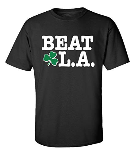 Classic Boston Beat LA Adult Unisex Short Sleeve Tee Shirt Black Classic Boston Beat LA Adult Unisex Short Sleeve Tee Shirt Black