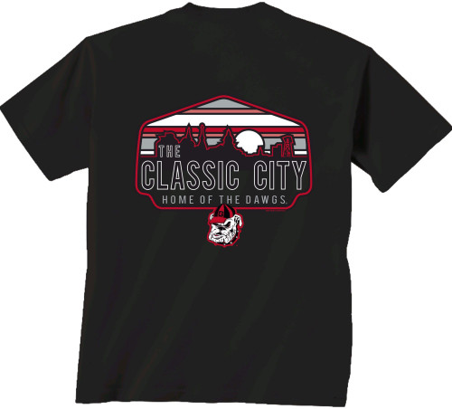 New World Graphics UGA Sunrise City Unisex Short Sleeve T-Shirt New World Graphics UGA Sunrise City Unisex Short Sleeve T-Shirt