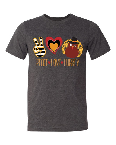 Peace Love Turkey Unisex Short Sleeve T-shirt Peace Love Turkey Unisex Short Sleeve T-shirt
