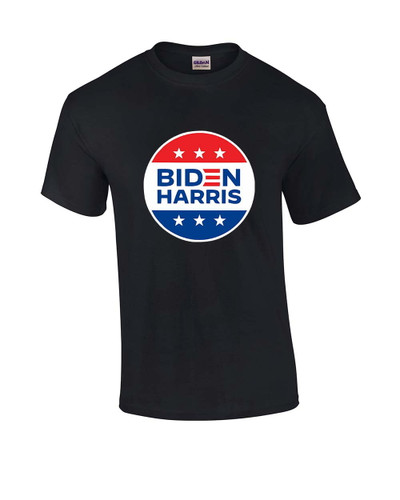 Poltiical Biden Harris 2020 Red, White, and Blue Circle Logo Short Sleeve T-shirt