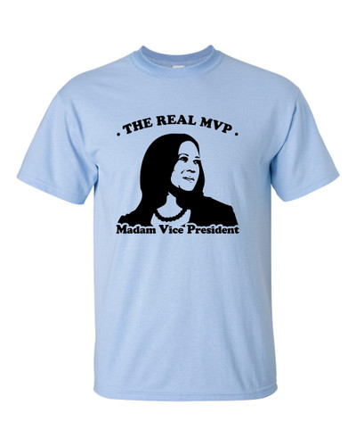 Biden Harris 2020 The Real MVP Madam Vice President Kamala Harris Unisex Short Sleeve T-shirt Biden Harris 2020 The Real MVP Madam Vice President Kamala Harris Unisex Short Sleeve T-shirt