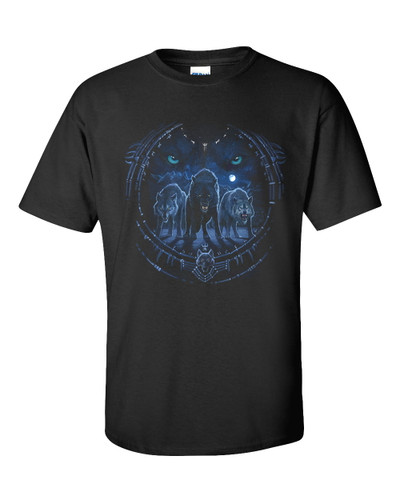Trenz Shirt Company Wolf Tribal Unisex Short Sleeve T-shirt Trenz Shirt Company Wolf Tribal Unisex Short Sleeve T-shirt