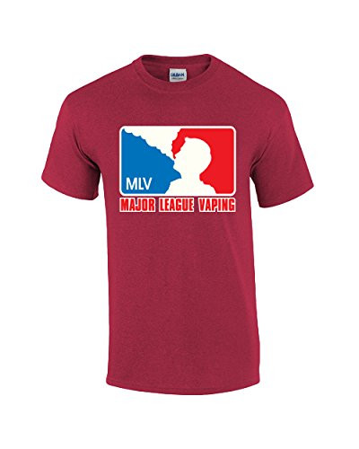 Major League Vaping Adult Tee Shirt Antiquecherry Major League Vaping Adult Tee Shirt Antiquecherry