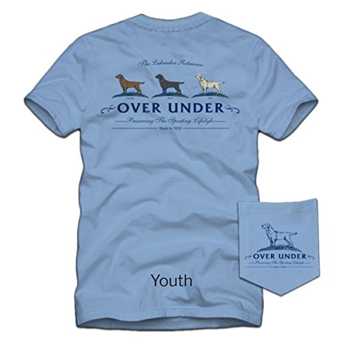 Over Under Lab Trio Youth Short Sleeve Tee Shirt Blue yl Over Under Lab Trio Youth Short Sleeve Tee Shirt Blue yl