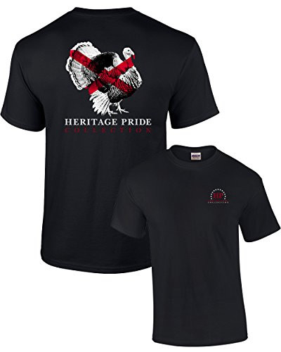 Heritage Pride Alabama Turkey Patriotic Adult Tee Shirt Black Heritage Pride Alabama Turkey Patriotic Adult Tee Shirt Black