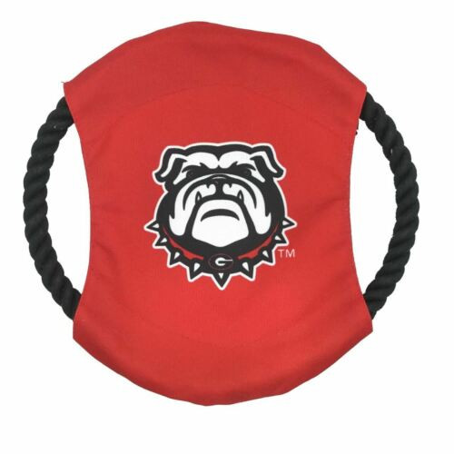 Littler Earth NCAA UGA Bulldogs  Flying Disc Pet Toy