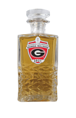University of Georgia 2021 National Championship Georgia Bulldogs Heritage Decanter, 25 oz. University of Georgia 2021 National Championship Georgia Bulldogs Heritage Decanter, 25 oz.