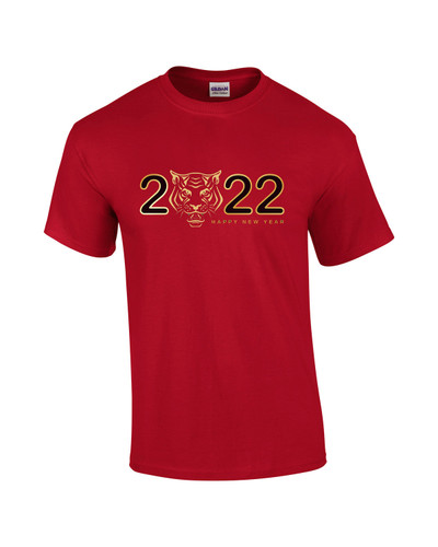 Chinese New Year 2022 Year of the Tiger Men's Short Sleeve T-shirt Graphic Tee