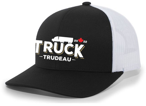 Truck Fudeau Freedom Convoy Mandates Funny Political Mens Embroidered Mesh Back Trucker Hat