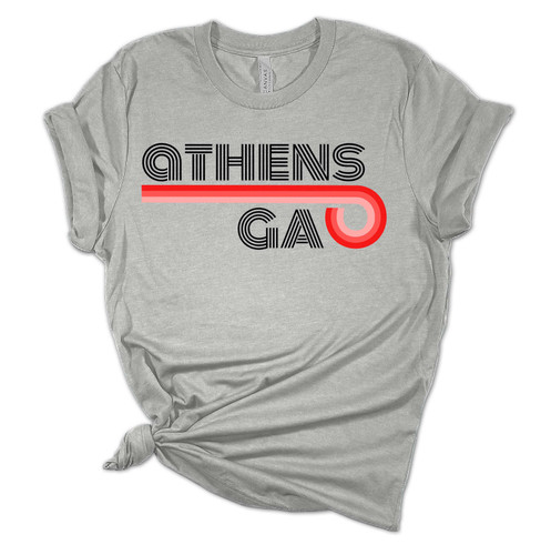 Womens Georgia Football Athens, GA Unisex Fit Short Sleeve T-shirt