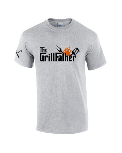 The Grillfather Dad Grandpa Funny Grillin Men's Short Sleeve Fathers Day T-shirt Graphic Tee The Grillfather Dad Grandpa Funny Grillin Men's Short Sleeve Fathers Day T-shirt Graphic Tee
