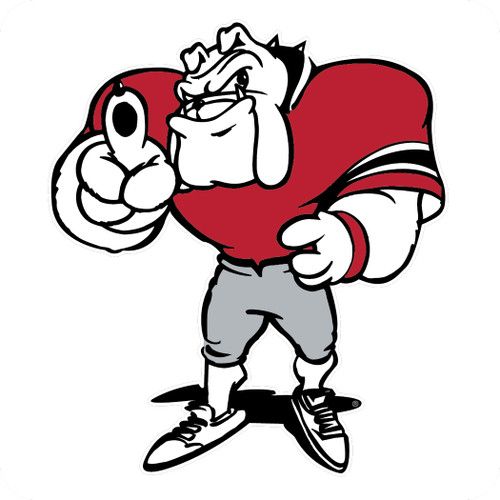 Auto-Graphs Georgia Collegiate #1 Bulldog Mascot Decal Auto-Graphs Georgia Collegiate #1 Bulldog Mascot Decal