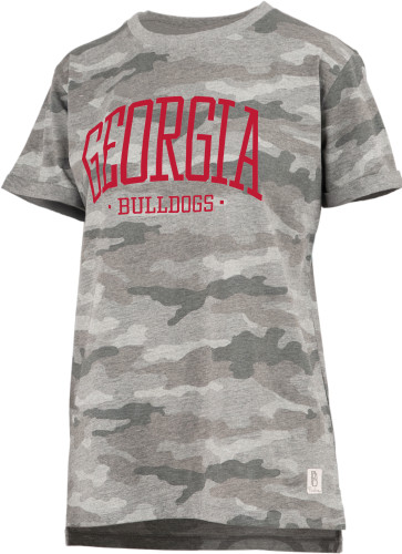 Pressbox UGA Georgia College Bulldogs Southlawn Austin Crewneck Ladies Short Sleeve Tee Pressbox UGA Georgia College Bulldogs Southlawn Austin Crewneck Ladies Short Sleeve Tee