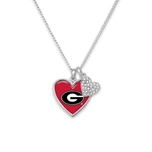 From The Heart Georgia Collegiate UGA Bulldogs Amara Necklace From The Heart Georgia Collegiate UGA Bulldogs Amara Necklace