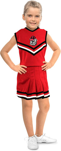 Little King Girls Georgia Collegiate UGA Bulldogs Football Toddler/Youth 2-Piece Cheer Set Little King Girls Georgia Collegiate UGA Bulldogs Football Toddler/Youth 2-Piece Cheer Set