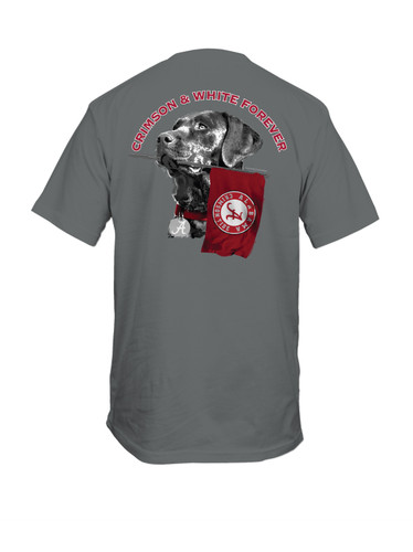 New World Graphics Alabama Roll Tide Crimson Retriever Mens Short Sleeve T-shirt Graphic Tee