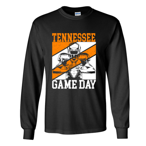 Mens Tennessee Tshirt Tennessee Game Day Football Sports TN Team Color Orange Long Sleeve T-shirt Graphic Tee Mens Tennessee Tshirt Tennessee Game Day Football Sports TN Team Color Orange Long Sleeve T-shirt Graphic Tee