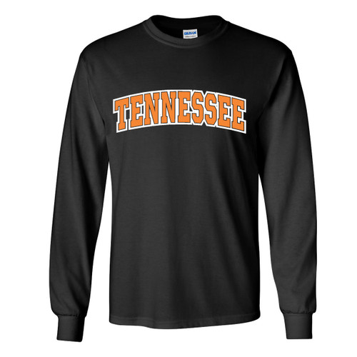 Mens Tennessee Tshirt Tennessee Orange and White Football Sports TN Team Color Long Sleeve T-shirt Graphic Tee Mens Tennessee Tshirt Tennessee Orange and White Football Sports TN Team Color Long Sleeve T-shirt Graphic Tee
