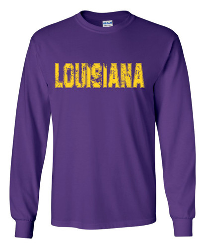 Louisiana T Shirt Unisex Adult State Design Louisiana T 