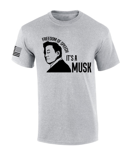 Mens Patriotic Tshirt Freedom Of Speech Is A Musk Side Eye Portrait Elon Graphic Short Sleeve T-shirt Graphic Tee Mens Patriotic Tshirt Freedom Of Speech Is A Musk Side Eye Portrait Elon Graphic Short Sleeve T-shirt Graphic Tee