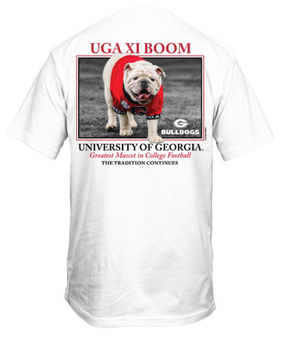 New World Graphics Georgia College Football UGA Boom Adult Unisex Short Sleeve T-Shirt New World Graphics Georgia College Football UGA Boom Adult Unisex Short Sleeve T-Shirt