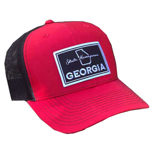 State Homegrown Georgia Roots Embroidered Patch Adjustable Snapback Trucker Hat