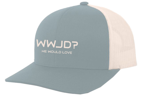 Trenz Shirt Company Christian WWJD? He Would Love Embroidered Mens Adjustable Snapback Mesh Back Trucker Hat Trenz Shirt Company Christian WWJD? He Would Love Embroidered Mens Adjustable Snapback Mesh Back Trucker Hat