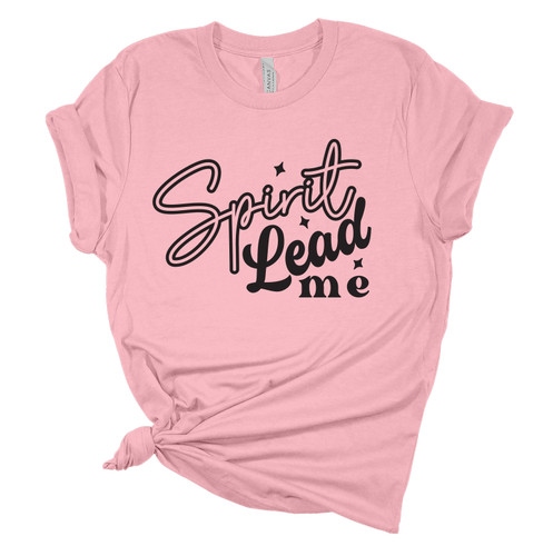 Womens Christian T-shirt Spirit Lead Me Faith Short Sleeve T-shirt Womens Christian T-shirt Spirit Lead Me Faith Short Sleeve T-shirt