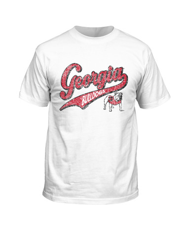 New World Graphics UGA Georgia Banner with Logo Womens Short Sleeve T-shirt Graphic Tee New World Graphics UGA Georgia Banner with Logo Womens Short Sleeve T-shirt Graphic Tee