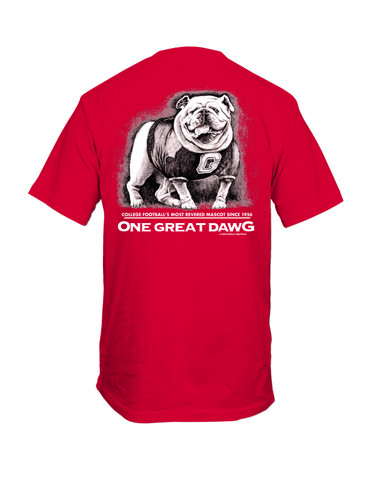 New World Graphics UGA YTH Good Dog RED Youth Short Sleeve Graphic Tee