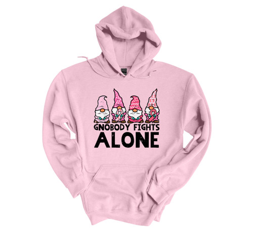 Womens Halloween Themed Breast Cancer Awareness Hoodie Breast