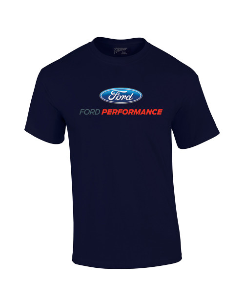 Ford Performance Logo Adult Tee Shirt Black - Trenz Shirt Company