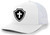 Mens Christian Hat Cross Shield Christ Faith Mesh Back Trucker Hat Baseball Cap