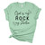 Womens Christian Tshirt God Is My Rock And My Salvation Short Sleeve T-shirt