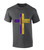 Mens Christian Tshirt Football and Jesus Team Color Short Sleeve T-shirt Mens Christian Tshirt Football and Jesus Team Color Short Sleeve T-shirt