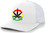 Mens Marley Hat Peace Sign Weed Rasta Flag Embroidered Trucker Hat
